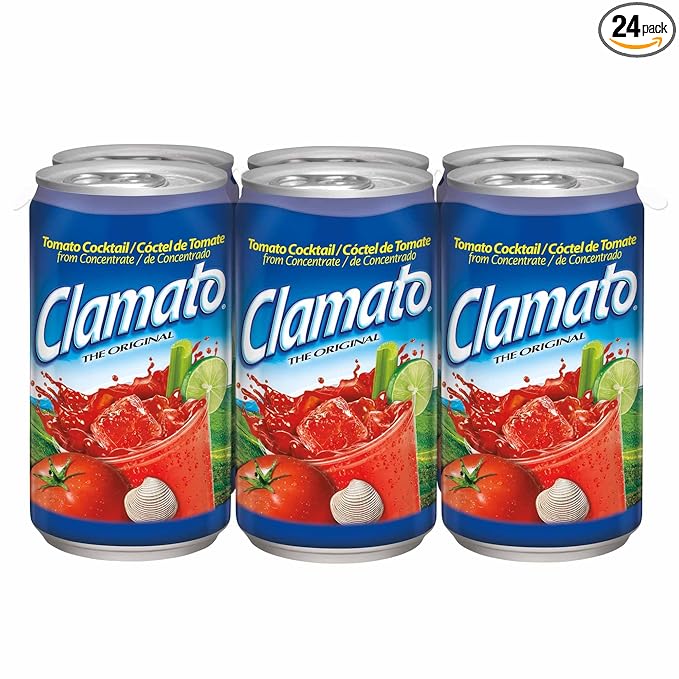 Clamato Original Tomato Cocktail 55 Fluid Ounce Can 6 Count Pack Of 4