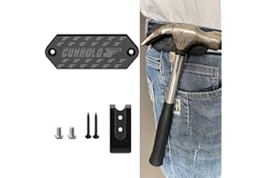 RUGAIJEFFPOODA ㅤ Magnetic Belt Tool Holder, Heavy Duty Tool Belt Clip, Storage Organizer for Screws, Hammer, Pliers, Drill Bit, Wrench, or Any Magnetic Tools and Hardware
