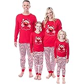 Sesame Street Unisex Family Christmas Santa Elmo Sleep Pajama Set