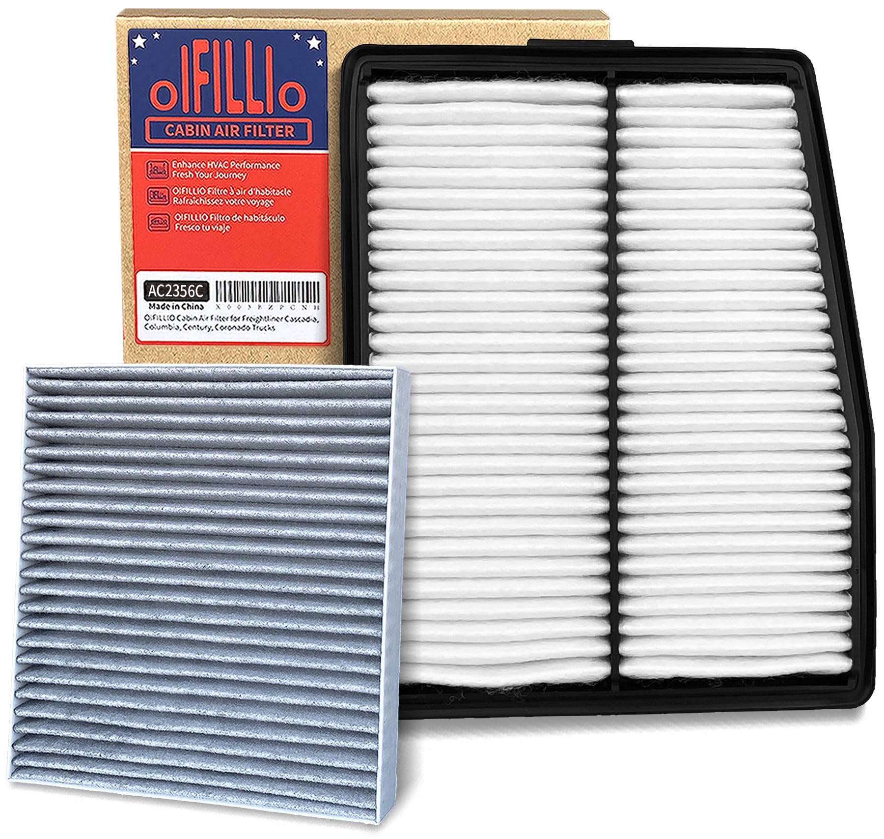 Photo 1 of OIFILLIO Engine Cabin Air Filter for Tucson Hybrid (2022-2025), Santa Fe Hybrid (2021-2025), Sorento Hybrid (2021-2025),Sport-age Hybrid (2023-2025), 28113L5100&97133L1000