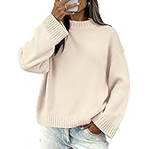BTFBM Sweaters for Women 2026 Casual Crewneck Long Sleeve Loose Ribbed Knit Pullover Sweater Winter Clothes Fall Outfits