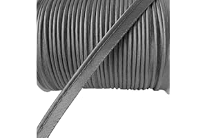 KYEZI DESIGN AND CRAFT 1/8 inch 3mm Cord-Edge Piping Satin Trim, Lip Cord Piping by The Yard, Trim for Clothing Pillows, Lamps, Draperies (Dark Grey, 10 Yards)
