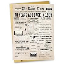 thumbnail image 2 of Vintage 1985 Birthday Limited Edition, Awesome Since 1985 Original Part Legends Were Born In 1985 Image566847744 2 of 13