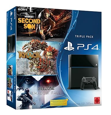 PlayStation 4 - Konsole inkl. Killzone: Shadow Fall, Knack und inFamous Second Son