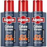 Alpecin C1 Caffeine Shampoo 8.45 fl Oz (Pack of 3) I Hair Performance Enhancer I Promotes Natural Hair Growth and Thickness I Energizes Scalp