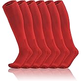 QBK 2T/3T/4T/5T Toddler To Youth Baseball/Softball Socks - Soccer T-Ball Team Sport Socks For Kids Boys And Girls(3 Pairs)
