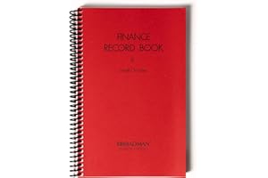 Broadman Church Supplies Finance Record Book for Small Churches