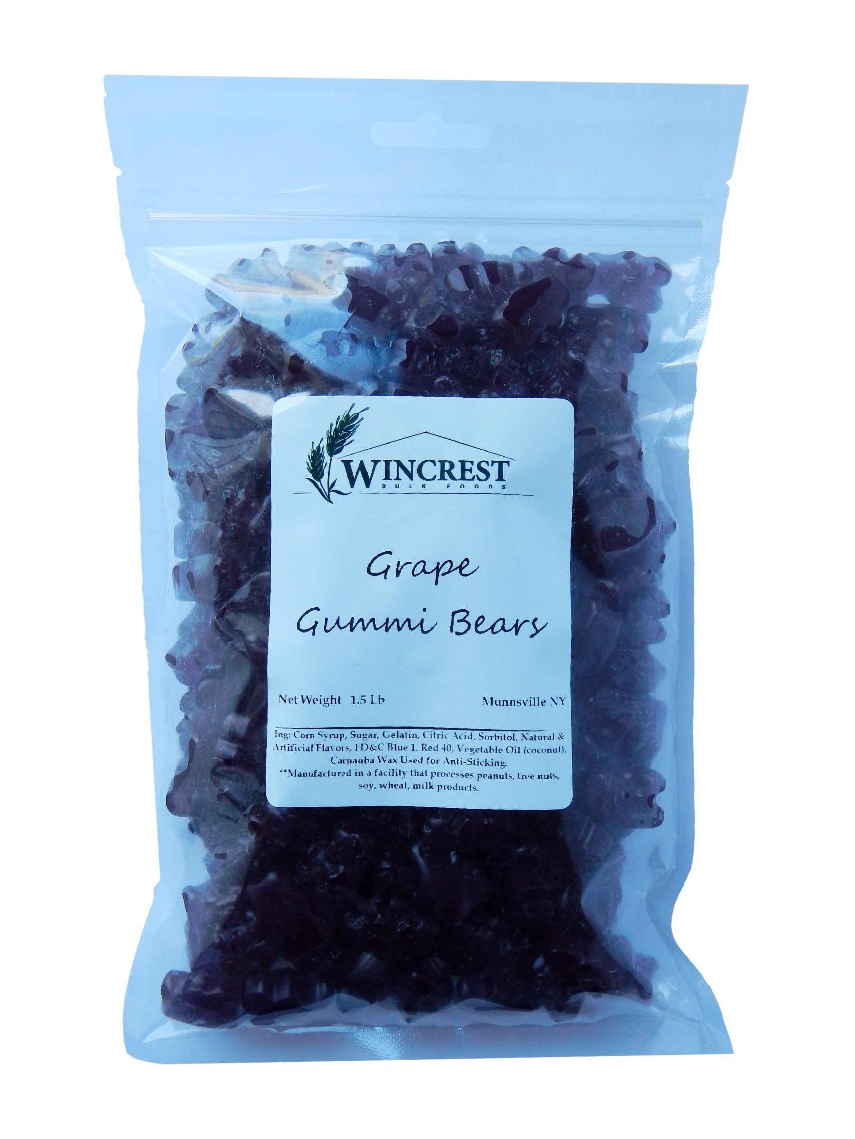 Albanese Gummi Bears Blue Raspberry Bears, 1 lb by SweetGourmet Gummy Candy