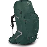 Osprey Aether Plus 85L Men's Backpacking Backpack, Green L-XL | hiking pack, camping gear, overnight trail pack, Green color, L-XL size