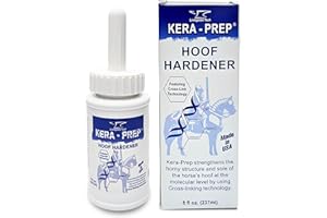 Kera Prep Hoof Hardener for Horses – Targeted Horse Hoof Care to Reinforce Hoof Structure at the Molecular Level – Repels Moi