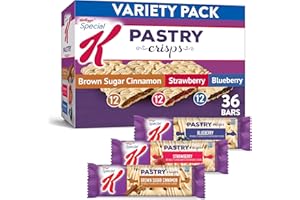 Special K Variety Pack, Brown Sugar Cinnamon/Strawberry/Blueberry Crisps, 36 ct