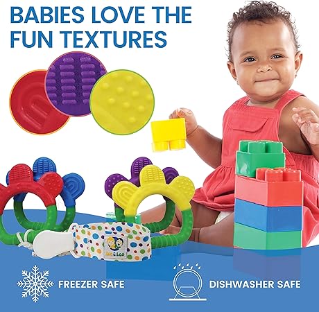 ike & leo teething toys