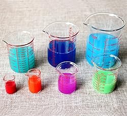 High Borosilicate Glass Measuring Cup Set-V-Shaped