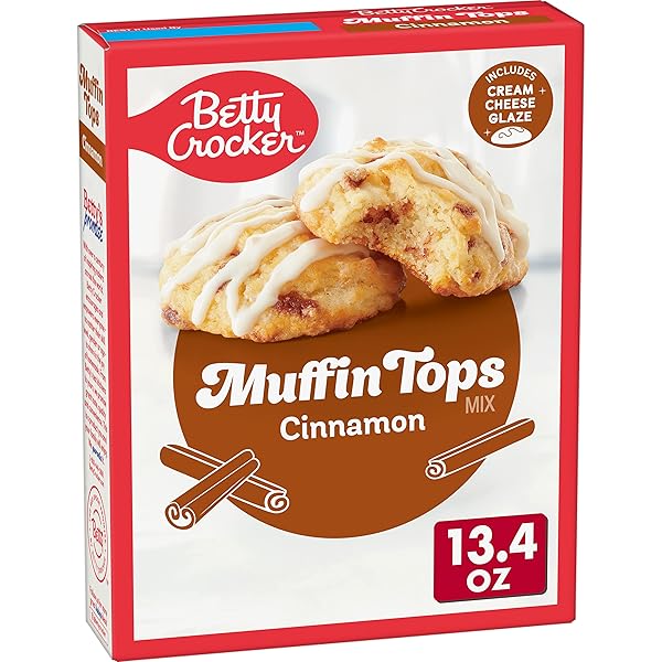 BETTY CROCKER MUFFIN TOPS MIX, CINNAMON, WITH TOPPING,...