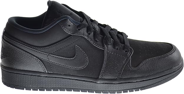 Amazon.com | Jordan Air 1 Low Men's Sneakers Black 553558-011 (13 D(M) US) | Basketball
