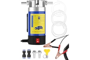 FAITIO 12V Oil Extractor Pump 100W, Engine Oil Extractor Pump for Oil Change, Self-Priming Oil Transfer Pump for Motor Oil, Transmission Fluid, Electric Fluid Transfer Pump for Car, Mower, Boat