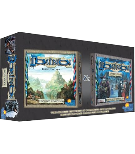 Amazon.com: Rio Grande Games Dominion Strategic Card Game: Award-Winning  Deck Building for 2-4 Players : Donald X. Vaccarino: Toys & Games