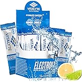 Vitalyte Electrolyte Powder Packets - Isotonic Clean Electrolyte Hydration Drink Mix - Single Serve Rehydration Packets with No Artificial Colors, Flavors or Sweeteners (Cool Citrus, Pack of 25)