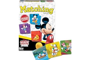 Wonder Forge Mickey Mouse Matching Game - Fun and Educational Disney Memory Card Game for Toddlers, Kids, Boys and Girls Ages 3-5 - Develops Focus, Analysis, and Learning Skills