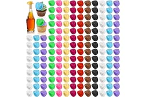 Cididu 200 Pcs Mini Cowboy Hats, Tiny Cowboy Hat for Crafts, 2 Inch Plastic Cowboy Hat, Miniature Western Cowboy Cowgirl Hats