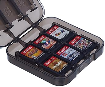 AmazonBasics - Aufbewahrungsbox für Spiele der Nintendo Switch - Schwarz