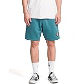 Volcom Mens Elastic Waist SweatShorts with Drawstring – Fleece Lounge Shorts, Soft Cotton Blend
