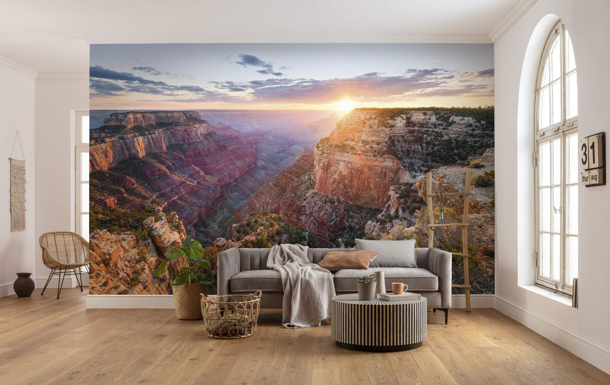 Komar SHX9-046 Non-Woven Photo Wallpaper Imperial View XXL Decoration Nature Landscape Bedroom Living Room Office Hallway 450 x 280 cm (Width x Height) Multi-Coloured