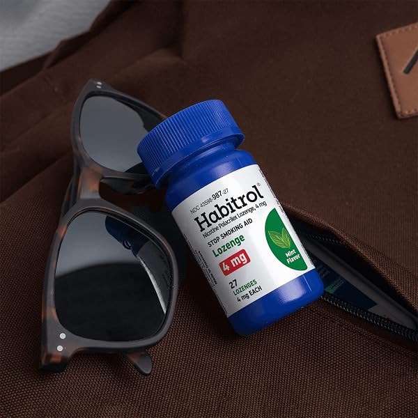 HABITROL NICOTINE LOZENGES – 4 MG, MINT FLAVOR, 135 COUNT – NICOTINE LOZENGE TO REDUCE CRAVINGS & HELP QUIT SMOKING