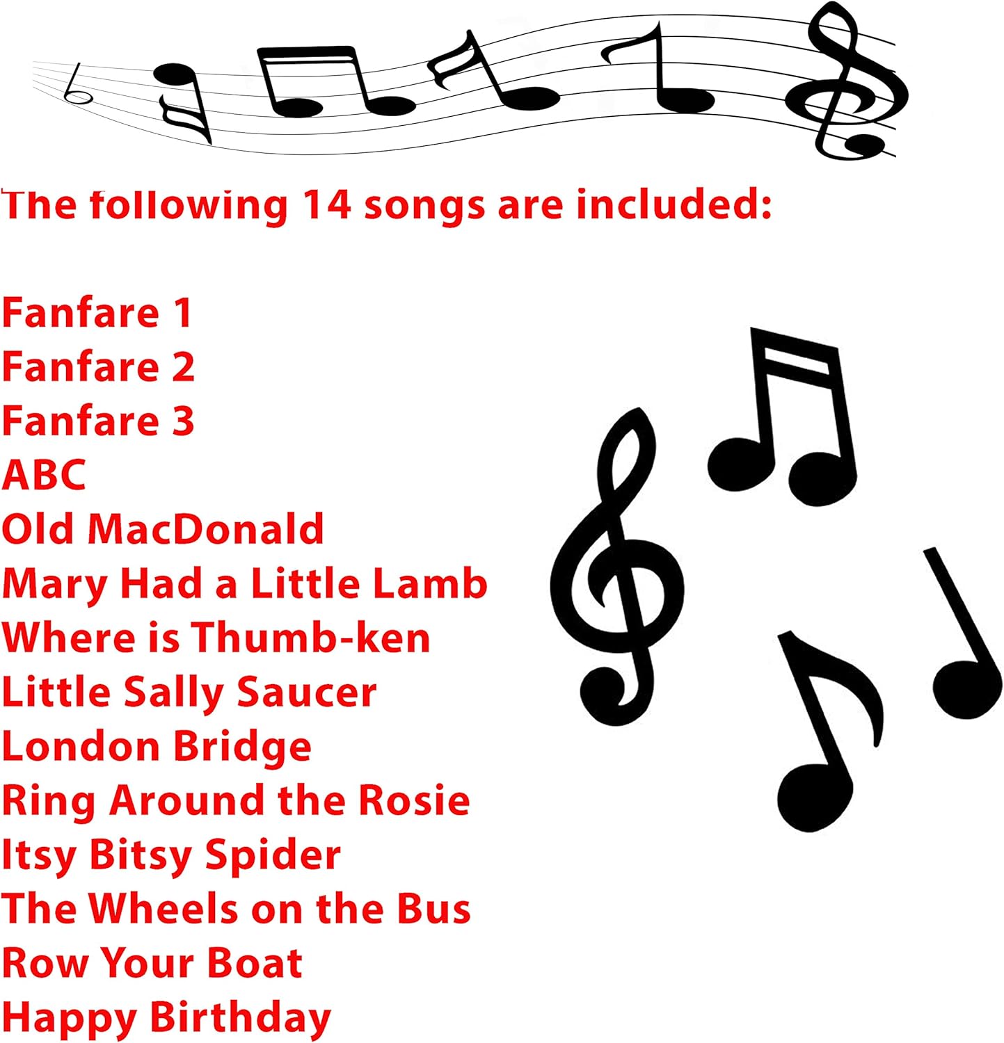 Lot De 3 Music 1 Clarinette 2 Saxophone 3 Trumpet Combo Avec Plus De 10 Code Couleur Enseigner Chansons Fabrique En Italie Amazon Ca Jeux Et Jouets