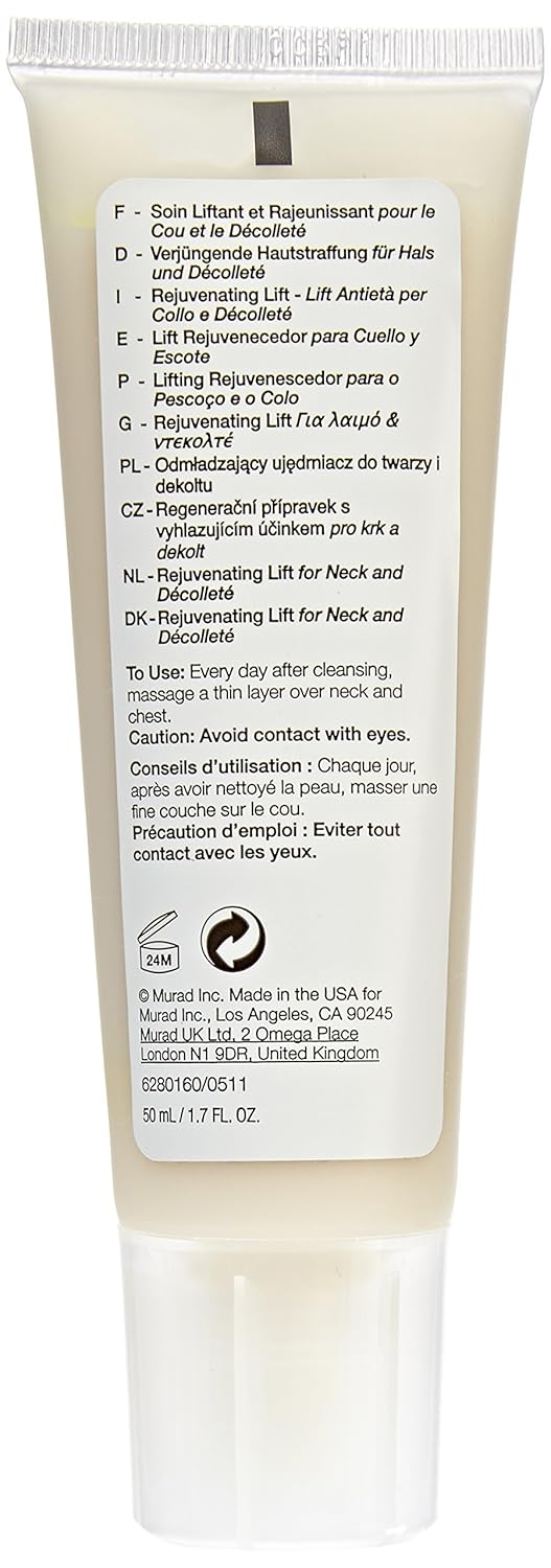 Murad Resurgence Rejuvenating Lift for Neck and Decollete - Anti-Aging Neck Firming Cream - Skin Tightening Neck Cream, 1.7 Fl. Oz.: Premium Beauty