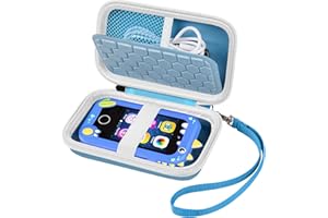 ALKOO Kids Toy Smartphone Case Compatible with Kikapabi/for Joozfee/for dancingcow/for Prysyedawn, Learning Toys Holder Play Cell Phone, SD Card, Over 7 Years Age- Blue