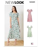 Patron De Couture Simplicity Vintage New Look UN6341A - Robe Femme Tailles 6 à 18 - Neuf