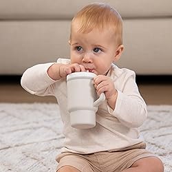 Infantino My 1st Tumbler, Silicone Sippy Cup with