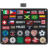 Antrix 25x18 Tactical Nylon Patch Holder Panel Board for Wall Display
