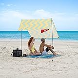 Red Suricata Teepee Beach Tent & Beach Canopy for