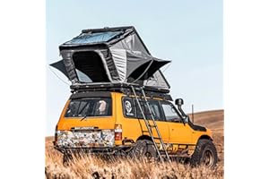 Topoak Rooftop Tent Hard Shell,Car Truck Bed Tent for Camping,Car SUV Jeep Tent Waterproof,Aluminium Alloy RTT Easy Setup-Topoak Stellar (Stellar)
