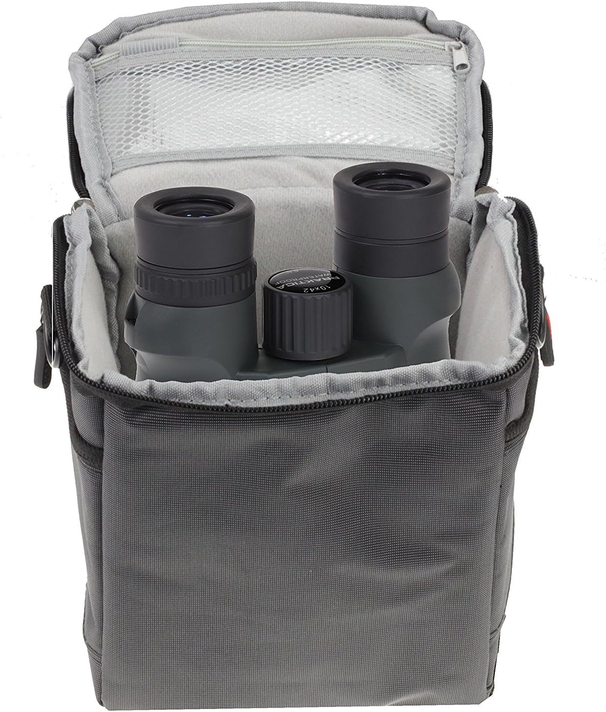 Navitech Black Water Resistant Binocular Binoculars Bag Case Compatible