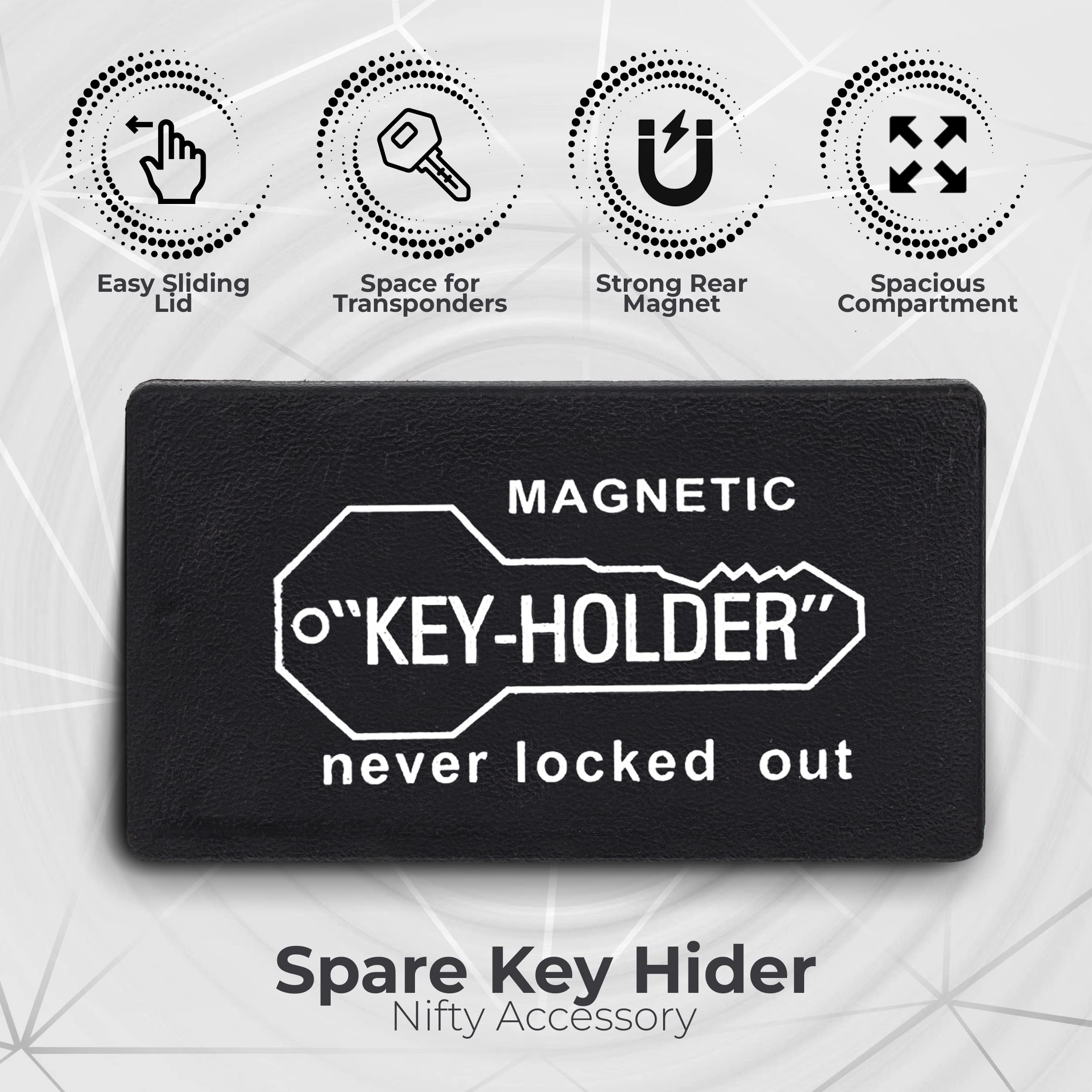 RamPro Hide A Key Key Holder Under Car Hide A Key for Your