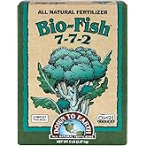 Down To Earth All Natural Fertilizers Organic Bio-Fish - Plant Food for Corn, Broccoli, Kale, Trees and Shrubs 7-7-2, 5 lb