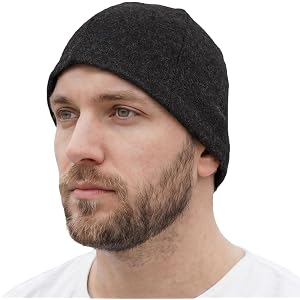 Birka Viking Cap - Recycled Wool Medieval Hat for Viking Reenactment, LARP, Renaissance Faire, SCA, Costume & Cosplay