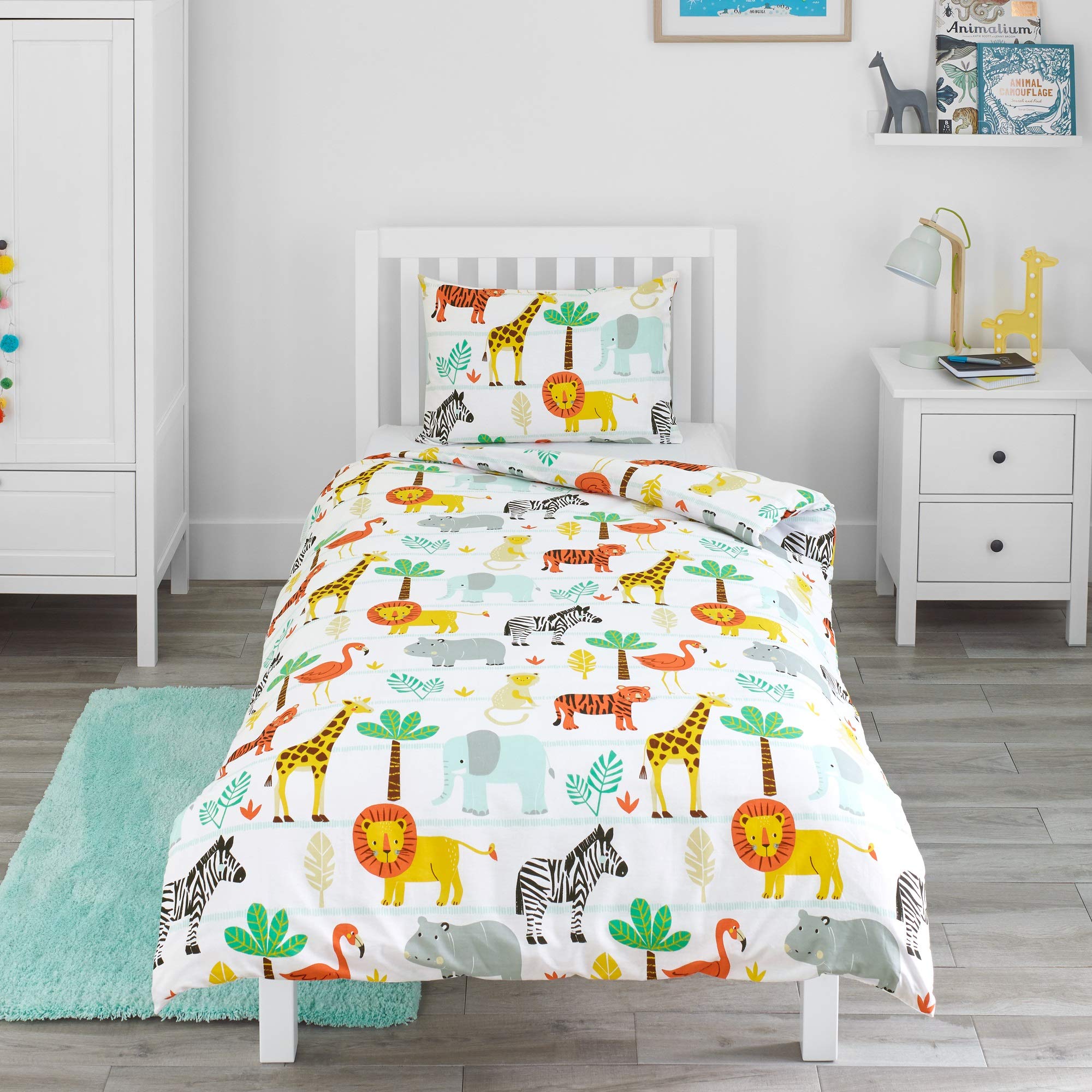 safari cot bed sheet