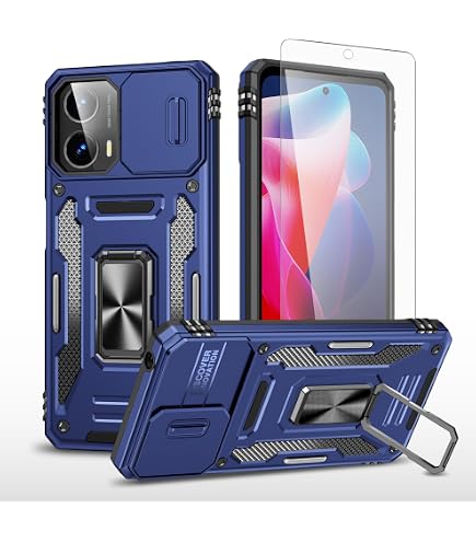 Cover Per Motorola Moto E14 Trasparente + 2 Vetri Temperati: Custodia Morbida TPU E Protezione Schermo