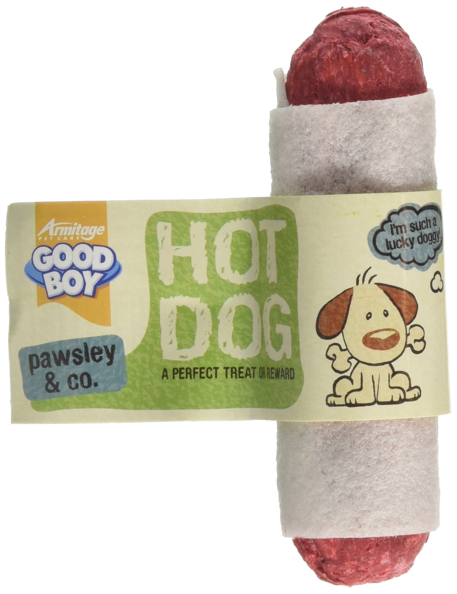 Good Boy - Rawhide Hot Dogs - Dog Chews - A Perfect Treat or Reward - Pack of 20 - Dog Treats Natural