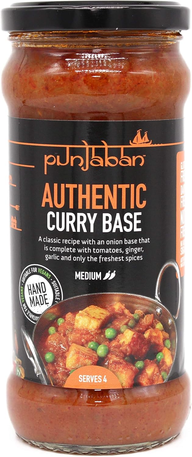 Punjaban Authentic Curry Base, Medium, 350 g Amazon.co.uk Grocery