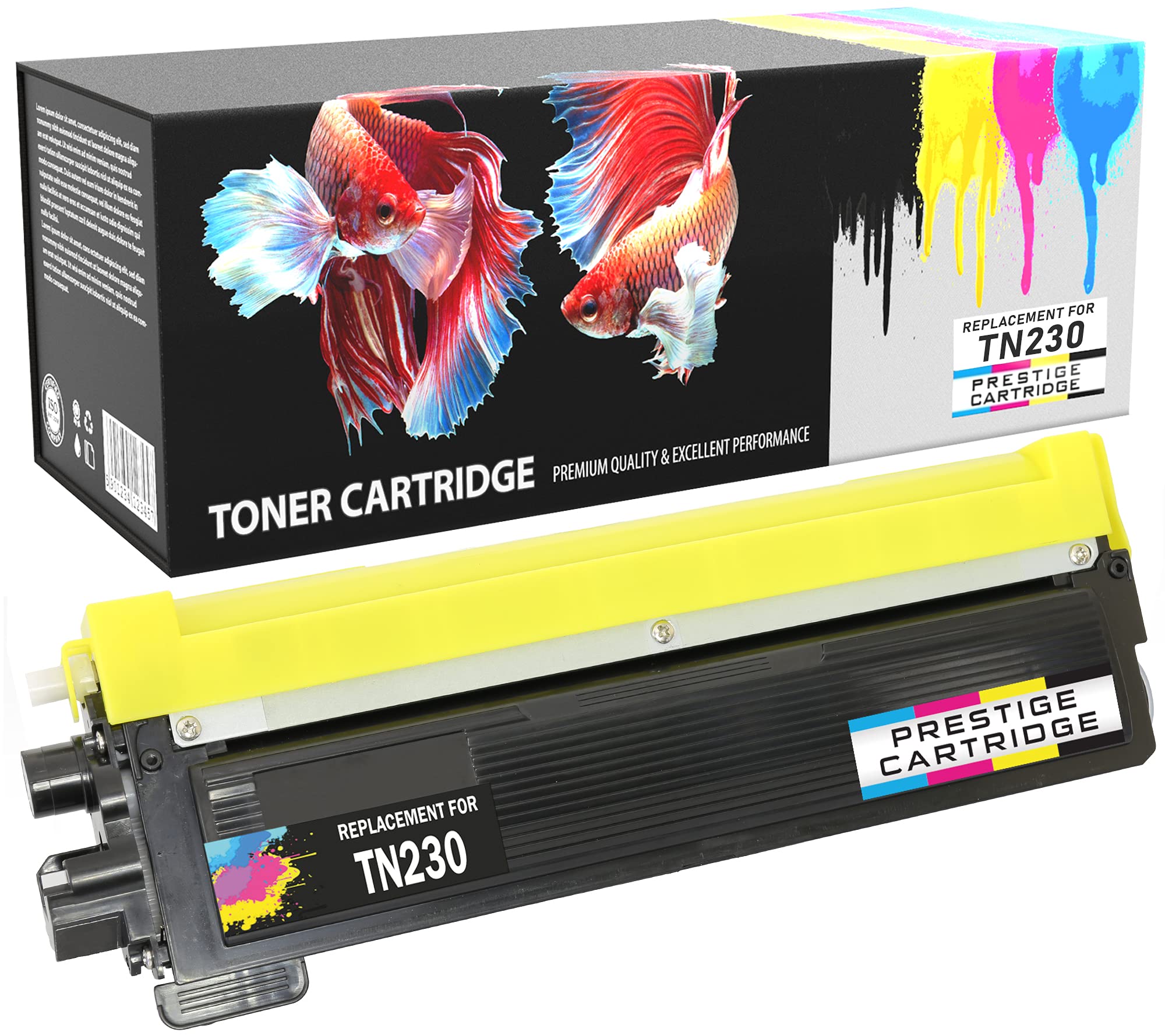 Prestige Cartridge TN-230 BK Laser Toner Cartridge Compatible with Brother DCP-9010CN, HL-3040CN, HL-3045CN, HL-3070CN, HL-3070CW, HL-3075CW, MFC-9120CN, MFC-9125CN, MFC-9320CW, MFC-9325CW - Black