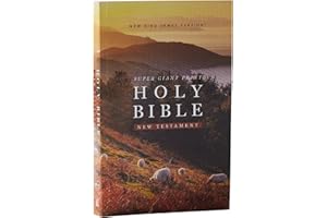 NKJV Super Giant Print New Testament, Softcover, Red Letter, Comfort Print