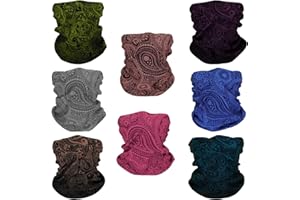 SMEHCF 8 Multipurpose Bandanas for Women Men