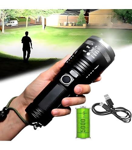 Lanterna Tática Recarregável Onex Lan 7059 LED P50 1200 Lúmens