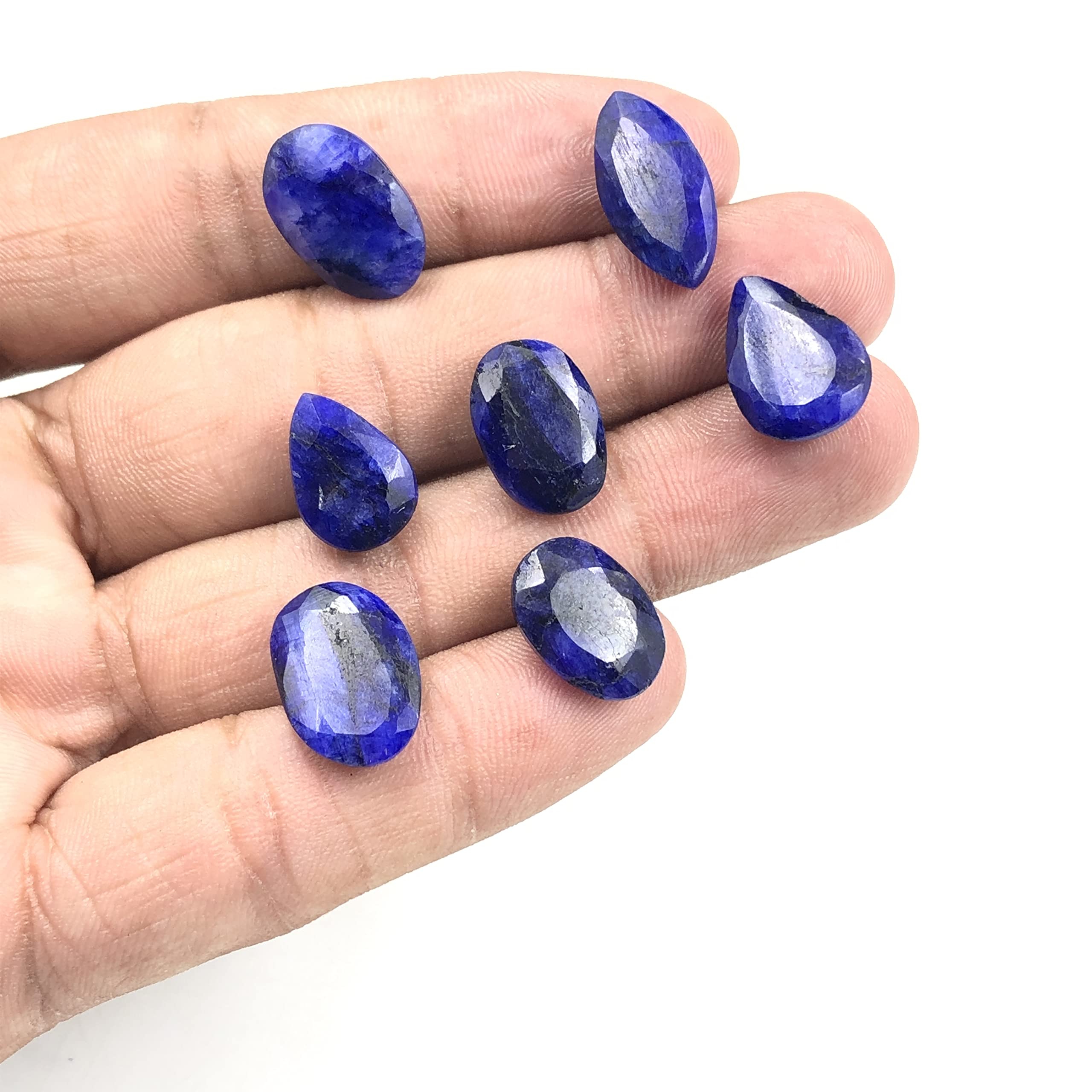 Shnaya Jewels Natural African Blue Sapphire 100.00 Ct Lot of 7 Pcs Mix Shape Gemstones, Blue Sapphire Gemstone Lot For Sale