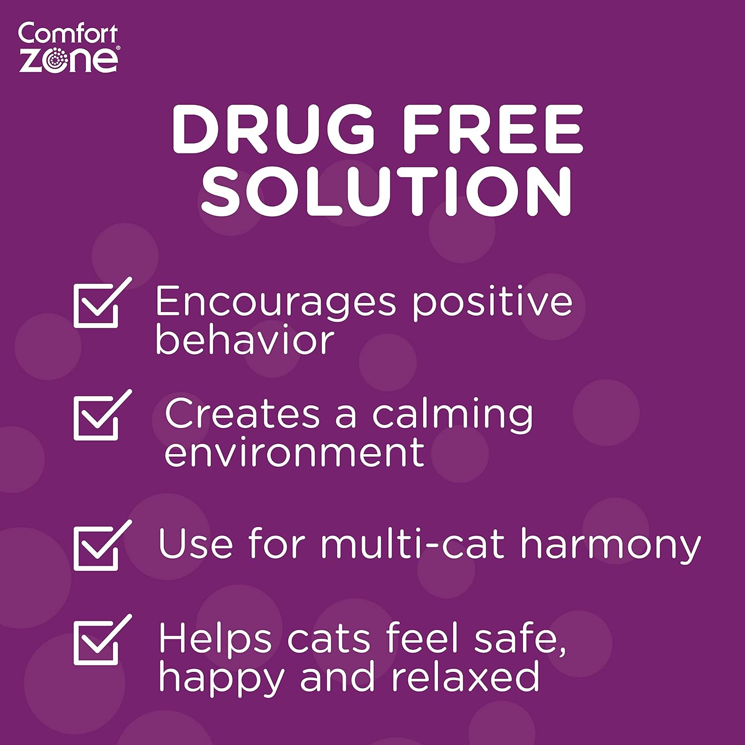 Comfort Zone MultiCat Calming Diffuser Kit, Cat Pheromone 3 Diffusers and 6 Refills-48ml, New Formula : Pet Supplies